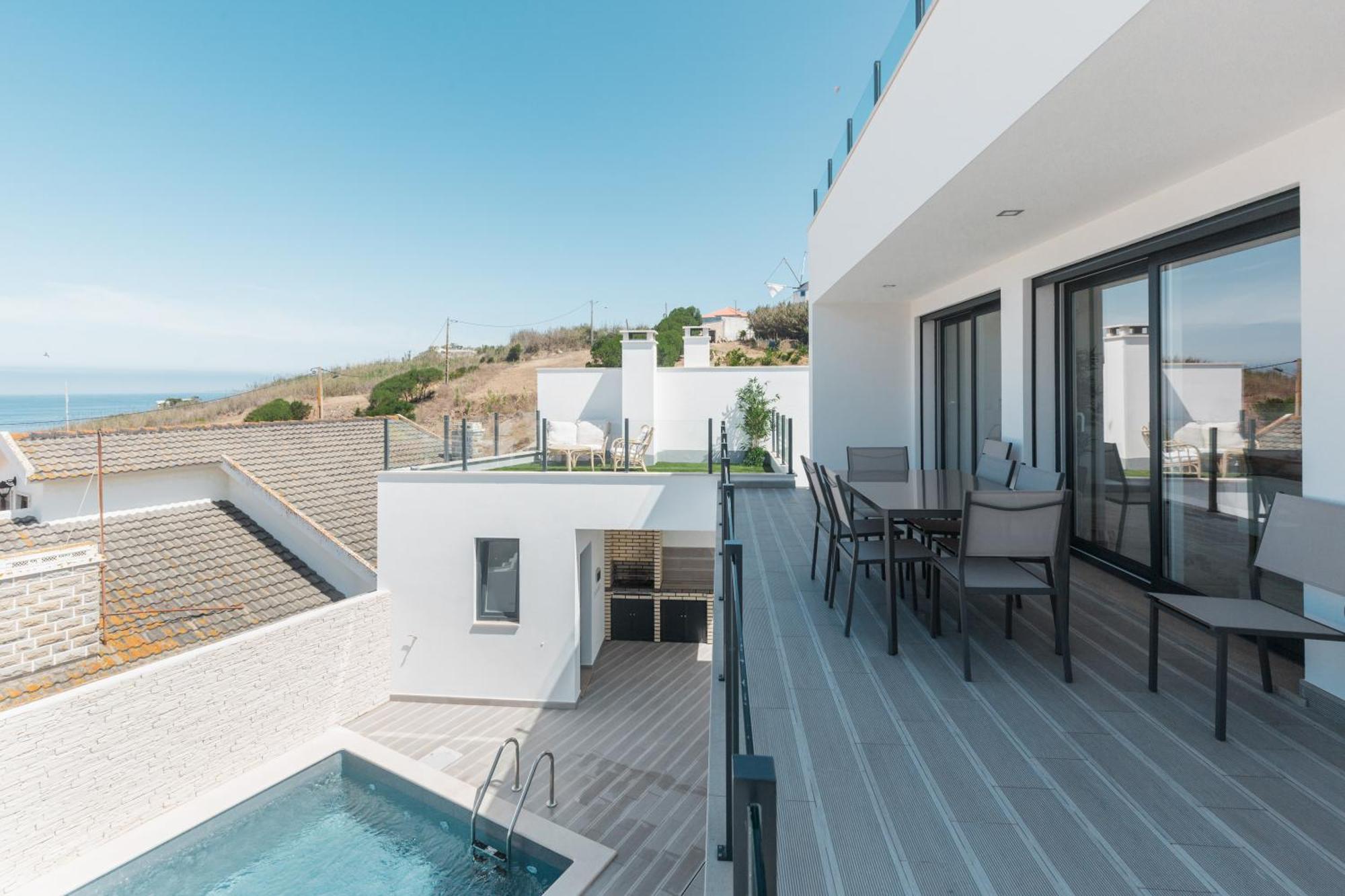 Beach Villa With Ocean View Lourinhã Exteriör bild