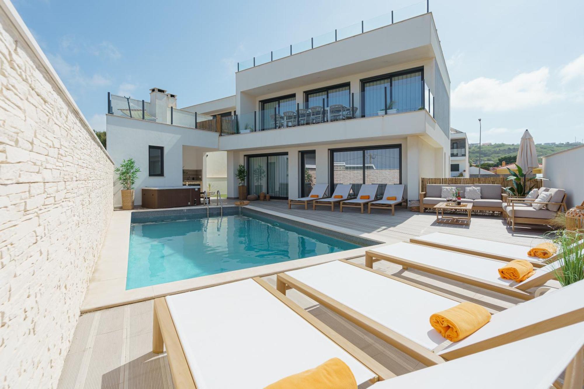 Beach Villa With Ocean View Lourinhã Exteriör bild